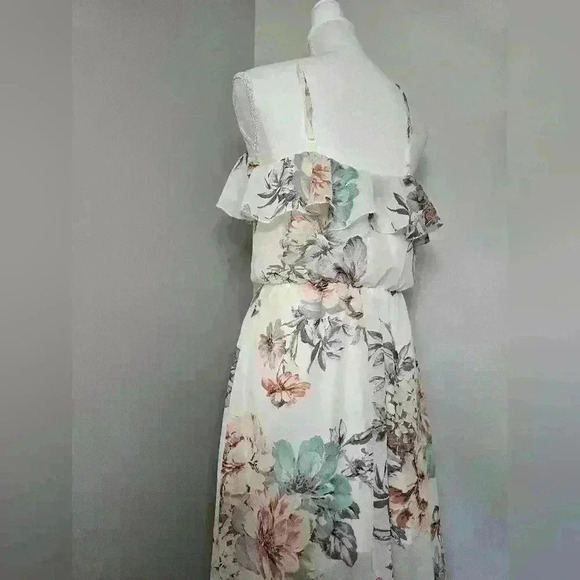 Bailey Blue Floral Print Dress - Picture 12 of 14